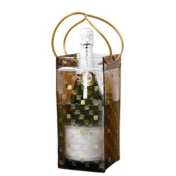 L‘original ICEBAG, για 1 μπουκάλι, 11+11x25.5cm, CHOCOLATE, made in France L‘original ICEBAG, για 1 μπουκάλι, 11+11x25.5cm, CHOCOLATE, made in France
