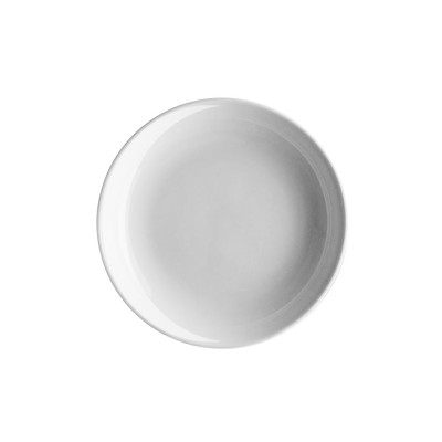 Πορσελάνινο βαθύ λευκό πιάτο διάσταση φ24cm σειρά VECTOR LUKANDA