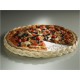 Στρόγγυλο καλάθι για πίτσα από εξαιρετικής πιότητας rattan Φ35x3cm Ιταλικής κατασκευής Leone