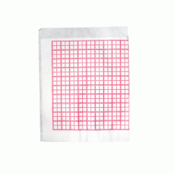 Σακουλάκι συσκευασίας και σερβιρίσματος τροφίμων 13x18cm ποιότητας βεζιτάλ σχέδιο καρό Κόκκινο