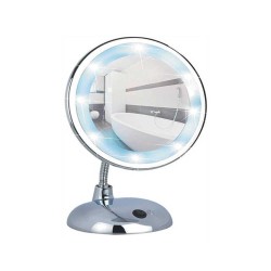 Επιτραπέζιος μεγεθυντικός καθρέφτης STYLE στρόγγυλος με φωτισμό LED, WENKO