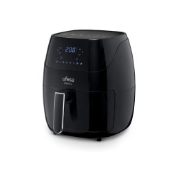 Φριτέζα αέρος ισχύος 1500W σε μαύρο χρώμα με κάδο χωρητικότητας 5Lt Ufesa Elektra