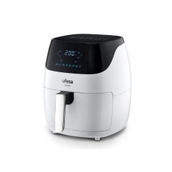 Φριτέζα αέρος σε λευκό χρώμα με κάδο χωρητικότητας 5Lt ισχύος 1500W Ufesa Elektra
