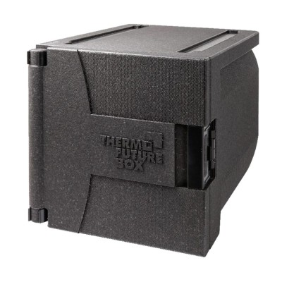 Ισοθερμικό κιβώτιο EPP με πόρτα για 5xGN1/1 (6.5cm) 87LT σε μαύρο χρώμα THERMOBOX
