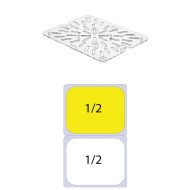 Σχάρα στραγγίσματος PC για δοχεία τροφίμων χωρητικότητας GN1/2 (265 x 325mm)