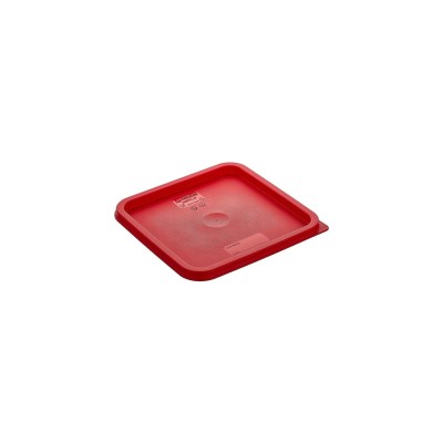 Καπάκι για δοχεία τροφίμων PC χωρητικότητας 5.7Lt & 7.6Lt(23.5x23.5) σε κόκκινο