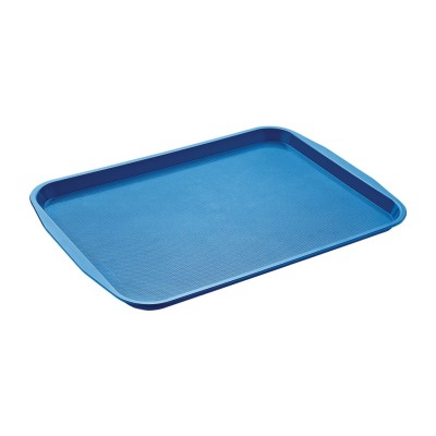 Πλαστικός δίσκος σερβιρίσματος/fast-food διαστάσεων32x44cm σε μπλε χρώμα