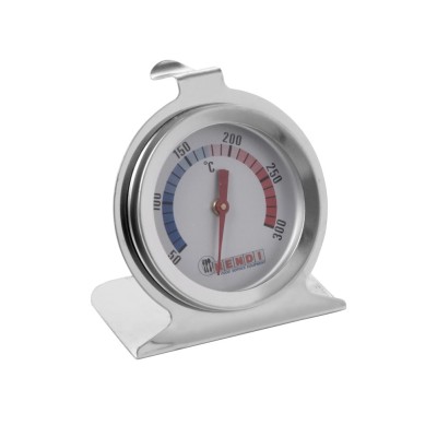 Θερμόμετρο φούρνου ανοξείδωτο 6x7cm για θερμοκρασίες από 0° έως 300°C και διαβάθμιση ανά 10°C της HENDI