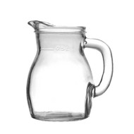 Κανάτα γυάλινη σε κλασσικό σχεδιασμό κατάλληλη για επαγγελματική χρήση 1/2 lt Bistrot της UNIGLASS Κανάτα γυάλινη σε κλασσικό σχεδιασμό κατάλληλη για επαγγελματική χρήση 1/2 lt Bistrot της UNIGLASS