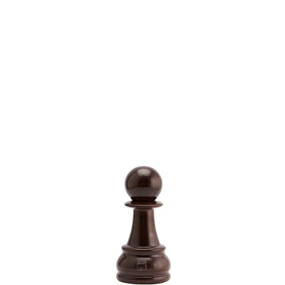 Μύλος πιόνι σκακιού με ύψος 165mm μαύρος Bisetti Italy