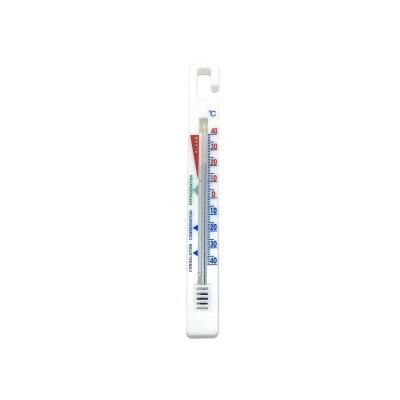 Θερμόμετρο ψυγείου με άγκιστρο 15x1.6cm για μετρήση θερμοκρασίας από -40° έως 40°C διαβάθμιση 1°C
