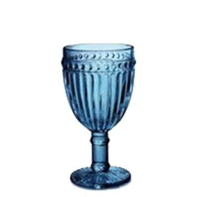 Γυάλινο ποτήρι κολωνάτο χωρητικότητας 34cl DOTS φ8.8x17cm σε μπλε χρώμα