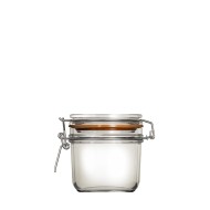 Δοχείο ECON διαστάσεων φ13.4 x 10.1cm 350 ml με γυάλινο καπάκι και λάστιχο της Uniglass Δοχείο ECON διαστάσεων φ13.4 x 10.1cm 350 ml με γυάλινο καπάκι και λάστιχο της Uniglass