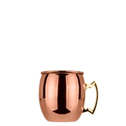 Κούπα χάλκινη Stone Moscow MUG με χερούλι χωρητικότητας 50cl φ8.8xΥ9.7cm, Lumian