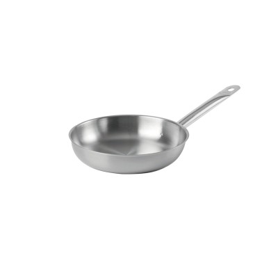 Τηγάνι ανοξείδωτο φ28xΥ5.5cm INOX 18/10 (1mm) σειρά CHEF-INOX Lacor