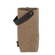 Θήκη μπουκαλιών με δερμάτινο χερούλι Natural υλικά διαστάσεων φ10xΥ25cm Lacor Θήκη μπουκαλιών με δερμάτινο χερούλι Natural υλικά διαστάσεων φ10xΥ25cm Lacor