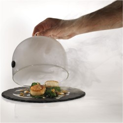 Γυάλινη καμπάνα για καπνηστήρια διαστάσεων φ12.5xΥ7.5cm Lacor