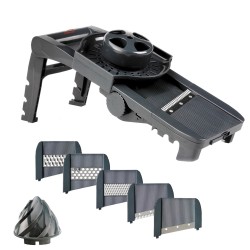 Μαντολίνο πλαστικό με 5 λεπίδες & στίφτη διαστάσεων 14.5x34.5cm Lacor