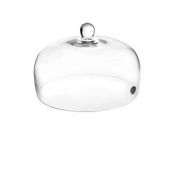 Γυάλινη καμπάνα για καπνηστήρια διαστάσεων φ26xΥ18.5cm Lacor