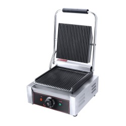 Ηλεκτρική τοστιέρα Grill μονή διαστάσεων 22.6x23cm ραβδωτή 1800W KARAMCO Ηλεκτρική τοστιέρα Grill μονή διαστάσεων 22.6x23cm ραβδωτή 1800W KARAMCO