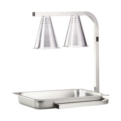 Ηλεκτρική γέφυρα θέρμανσης με 2 υπέρυθρους λαμπτήρες 500W αλουμινίου KARAMCO