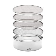 Κόσκινο INOX 18/10 με 4 σίτες (#20/#25/#35#50) διαμέτρου φ23cm Lacor