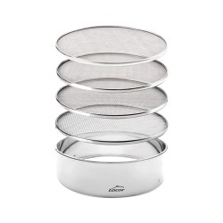 Κόσκινο INOX 18/10 με 4 σίτες (#20/#25/#35#50) φ20cm Lacor