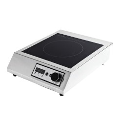 Επαγωγική εστία διαμέτρου φ28cm και διαστάσεων 41x33x10cm 3.5KW KARAMCO