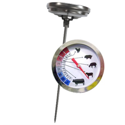 Θερμόμετρο κρέατος INOX με Ακίδα Ø5mmx145mm 54-88°C AllaFrance