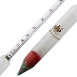 Αλκοολόμετρο 0-100 (10-44) 36cm κλίμακες vol /GL /Tralles - Cartier, Alla France