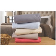 Σεντόνι υπέρδιπλο με λάστιχο διαστάσεων 180x200cm poly/cotton 144 κλωστών λευκό χρώμα με λάστιχο στις γωνίες  Σεντόνι υπέρδιπλο με λάστιχο διαστάσεων 180x200cm poly/cotton 144 κλωστών λευκό χρώμα με λάστιχο στις γωνίες