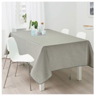 Τραπεζομάντηλο αλέκιαστο ύφασμα χρώμα μπεζ 100%pol. ροτόντα Φ150cm