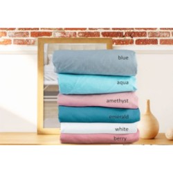 Σεντόνι μονό με λάστιχο διαστάσεων 180x200cm poly/cotton 144 κλωστών σε σκούρο γκρι χρώμα