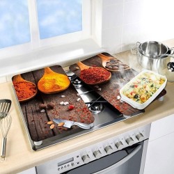 Γυάλινα προστατευτικά καλύμματα για εστίες κουζίνας CURRY 2 τεμάχια