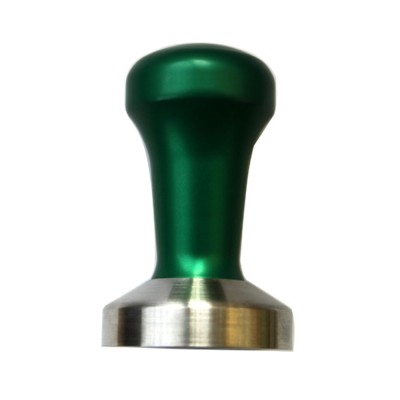 Tamper-πρέσσα καφέ χειρός σε πράσινο χρώμα COLORATO με βάση από ανοξείδωτο ατσάλι