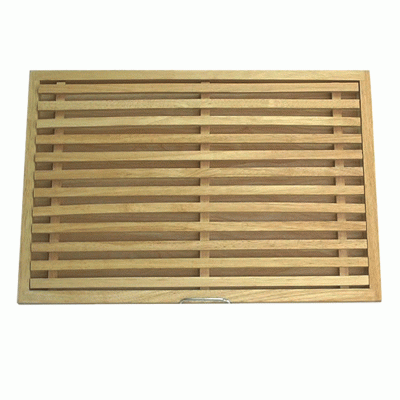 Πλάκα κοπής ψωμιού ξύλινη διαστάσεων 40x25cm 112Α