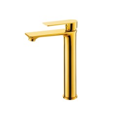 Μπαταρία νιπτήρος ψηλή Provido χρώματος χρυσό σε μοντέρνα γραμμή MSL155-A GPD Μπαταρία νιπτήρος ψηλή Provido χρώματος χρυσό σε μοντέρνα γραμμή MSL155-A GPD