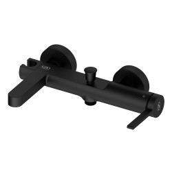 Μπαταρία λουτρού Glido επιτοίχιας τοποθετησης χρώματος μαύρο σε μοντέρνα γραμμή MBB165-S GPD Μπαταρία λουτρού Glido επιτοίχιας τοποθετησης χρώματος μαύρο σε μοντέρνα γραμμή MBB165-S GPD