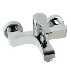 Μπαταρία λουτρού ATROS αναμεικτική επιτοίχια από επιχρωμιωμένο ορείχαλκο MBB65 GPD Μπαταρία λουτρού ATROS αναμεικτική επιτοίχια από επιχρωμιωμένο ορείχαλκο MBB65 GPD