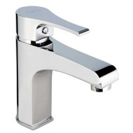 Μπαταρία νιπτήρος ATROS με μηχανισμό κεραμικού δίσκου σε χρωμέ φινίρισμα MLB65 GPD