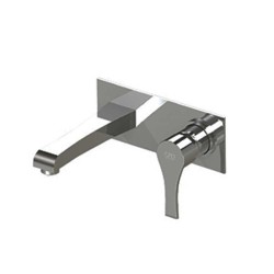 Μπαταρία νιπτήρος επιτοίχιας τοποθέτησης με ορθογώνια βάση σειρά ATROS MDA65 GPD Μπαταρία νιπτήρος επιτοίχιας τοποθέτησης με ορθογώνια βάση σειρά ATROS MDA65 GPD