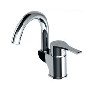 Μπαταρία νιπτήρος ψηλή Atros με στρογγυλό ρουξούνι και αεριστήρα εξοικονόμησης νερού MTL65 GPD