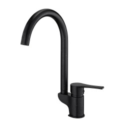 Μπαταρία νεροχύτη ATROS σε μοντέρνο σχεδιασμό μαύρος γρανίτης με μηχανισμό κεραμικού δίσκου MTE65 GPD Μπαταρία νεροχύτη ATROS σε μοντέρνο σχεδιασμό μαύρος γρανίτης με μηχανισμό κεραμικού δίσκου MTE65 GPD