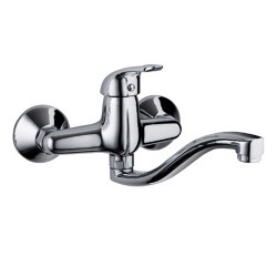 Μπαταρία νεροχύτη επιτοίχιας τοποθέτησης σειρά Adrio MAL120 GPD Μπαταρία νεροχύτη επιτοίχιας τοποθέτησης σειρά Adrio MAL120 GPD