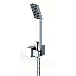 Τηλέφωνο ντους με ιδιαίτερο πλακέ σχεδιασμό και εφέ μασάζ περιλαμβάνει σπιράλ και στήριγμα με DST26 GPD Τηλέφωνο ντους με ιδιαίτερο πλακέ σχεδιασμό και εφέ μασάζ περιλαμβάνει σπιράλ και στήριγμα με DST26 GPD