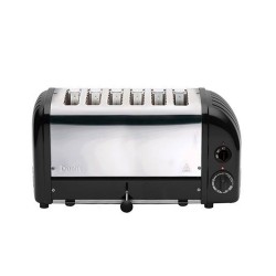 Φρυγανιέρα έξι θέσεων με αντιστάσεις υψηλής αντοχής και απόδοσης και μηχανικό χρονοδιακόπτη λειτουργίας των αντιστάσεων