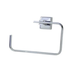 Πετσετοκρεμάστα κρίκος σειρά Emma με τετράγωνη βάση επιχρωμιωμένος ορείχαλκος