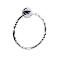 Πετσετοκρεμάστα μπάνιου κρίκος σειρά Ava με στρογγυλή βάση επιχρωμιωμένος