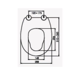 Κάλυμμα λεκάνης παιδικό DONTE soft-close βάρους 950gr.
