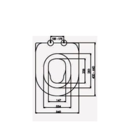 Κάλυμμα λεκάνης πλαστικό με ενσωματωμένο παιδικό κάθισμα RIVER soft-close
